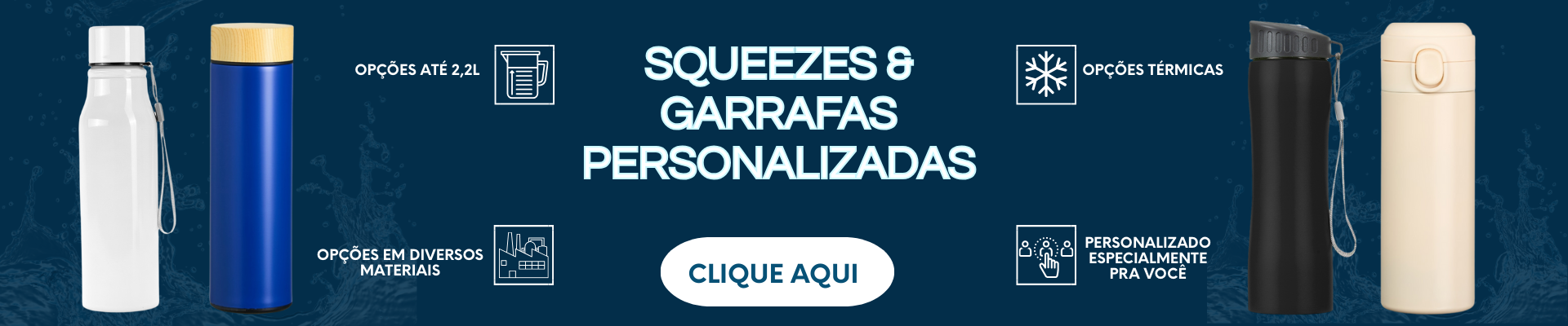 Garrafas e Squeezes